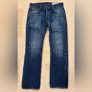Rag & Bone Dark Blue Straight Jeans